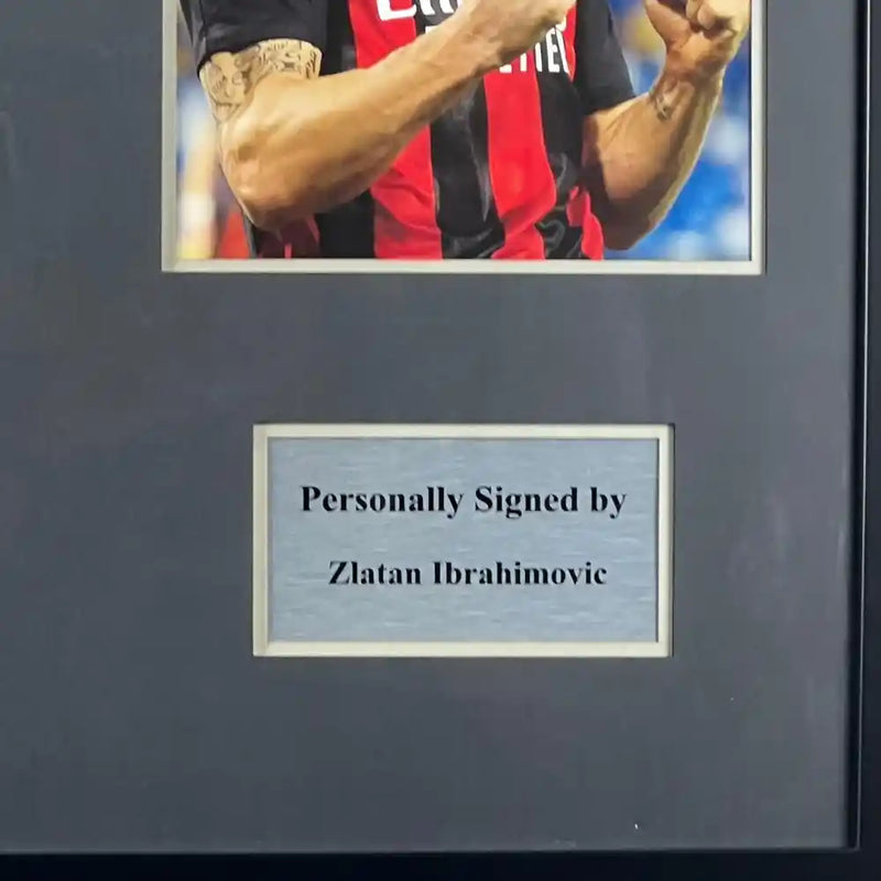Zlatan Ibrahimovic Signed AC Milan Jersey