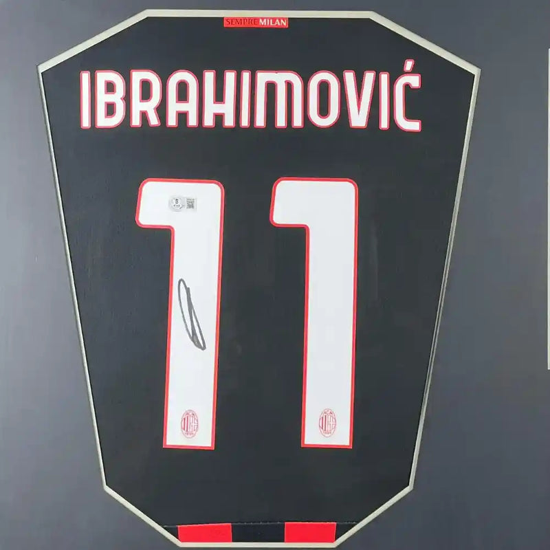Zlatan Ibrahimovic Signed AC Milan Jersey