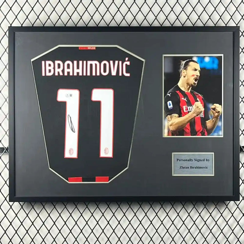Zlatan Ibrahimovic Signed AC Milan Jersey