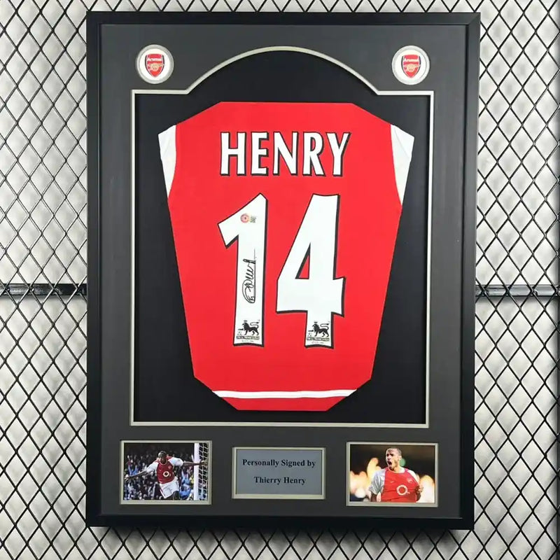 Thierry Henry Signed Arsenal Jersey