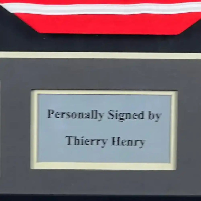 Thierry Henry Signed Arsenal Jersey