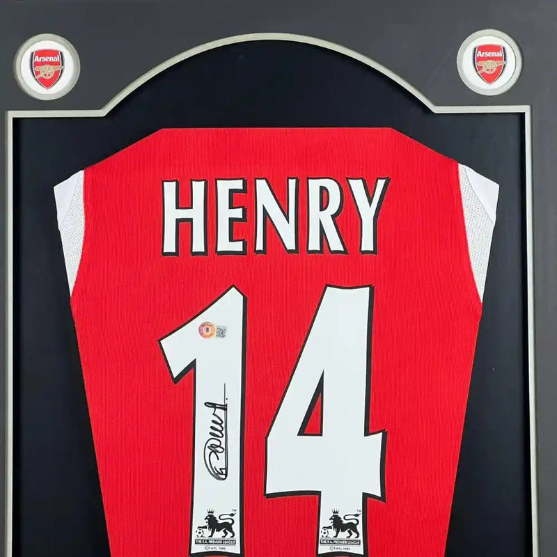 Thierry Henry Signed Arsenal Jersey