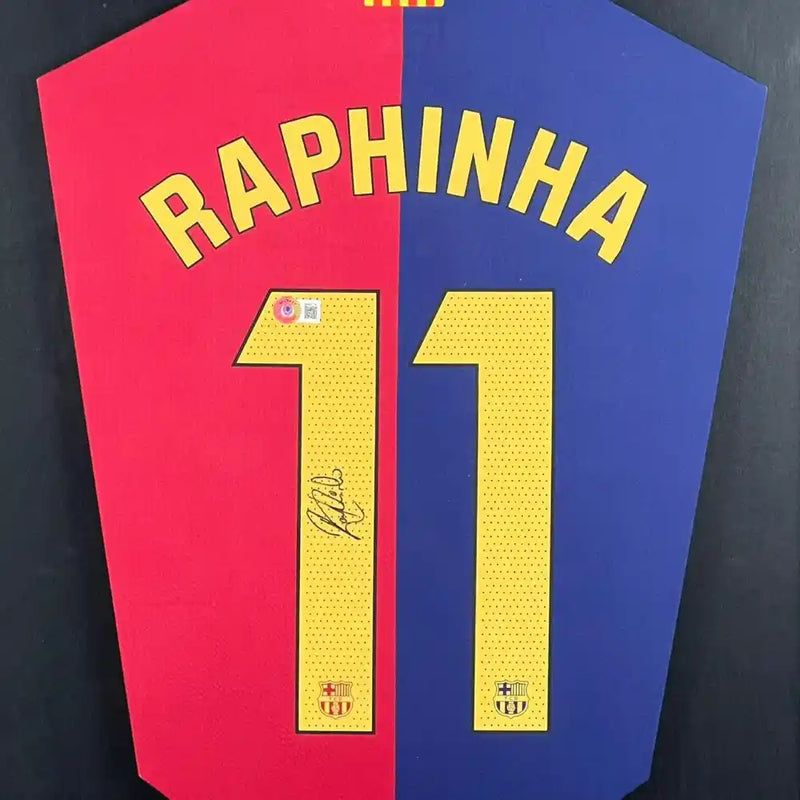 Raphinha Signed FC Barcelona Jersey