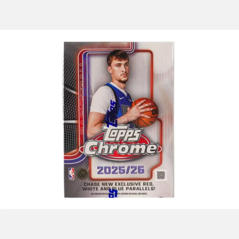 PRE-ORDER 2025/26 Topps Chrome Basketball Blaster Box