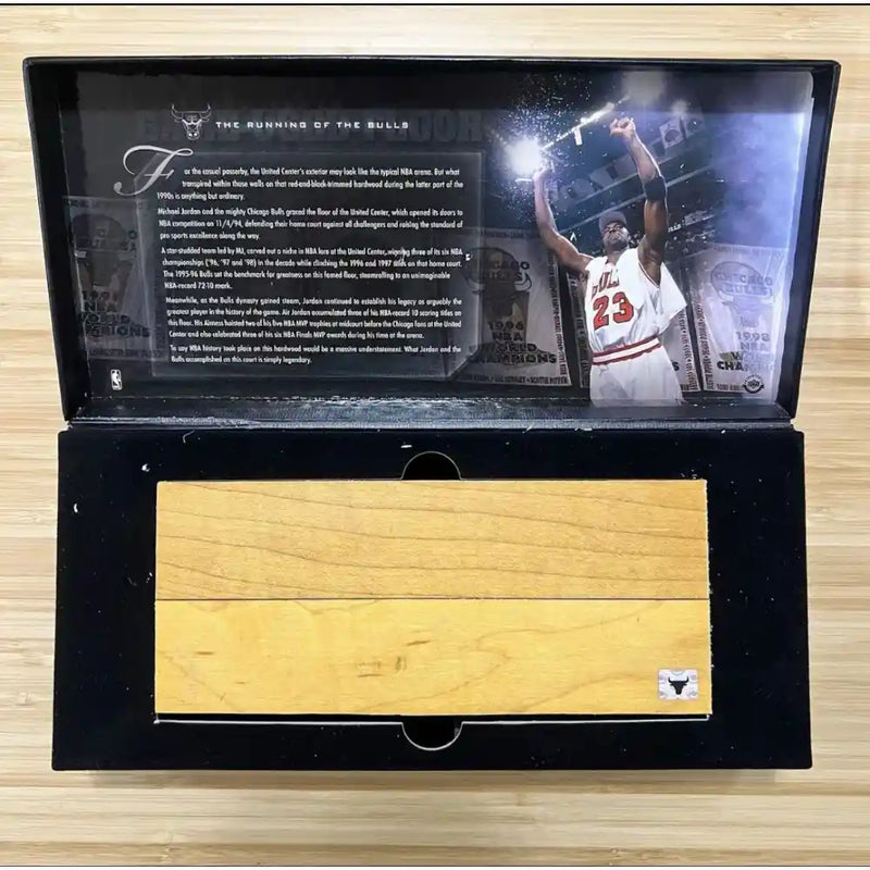 Michael Jordan Chicago Bulls Game Used 7x3 Authentic Floor 1995-1998 Upper Deck