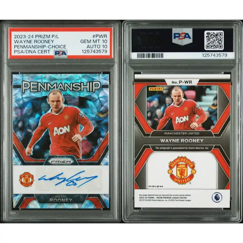 Wayne Rooney PSA 10 AUTO 10 - POP 1