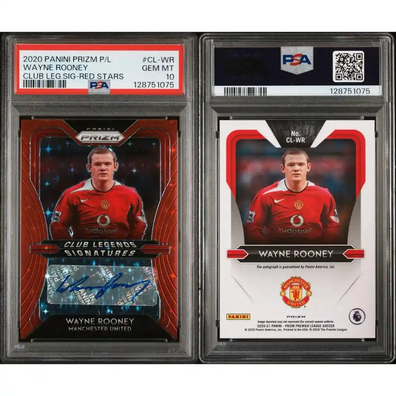 Wayne Rooney PSA 10 AUTO - POP 3
