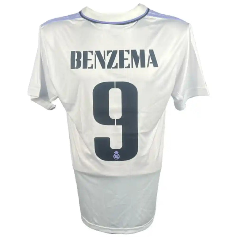Luka Modric & Karim Benzema & Vinicius Junior Signed Real Madrid Jersey