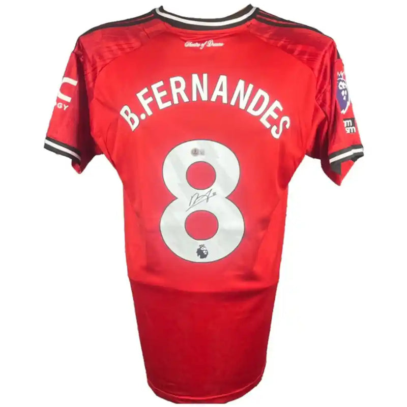 Bruno Fernandes Signed Manchester United Jersey