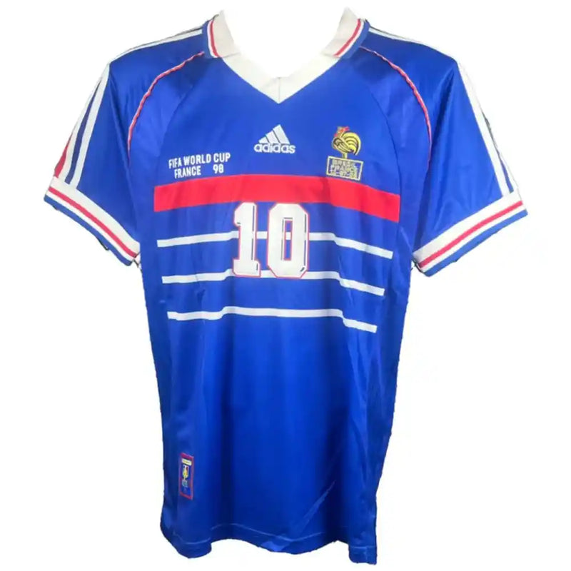 Zinedine Zidane Signed France Jersey 1998