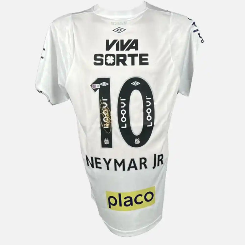 Neymar Signed Santos FC Jersey