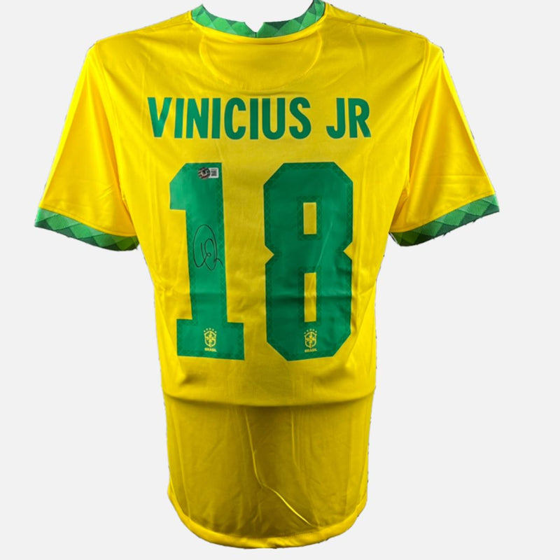 Vinicius Junior Signed Brazil Jersey