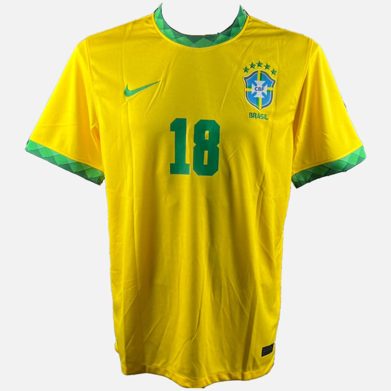 Vinicius Junior Signed Brazil Jersey
