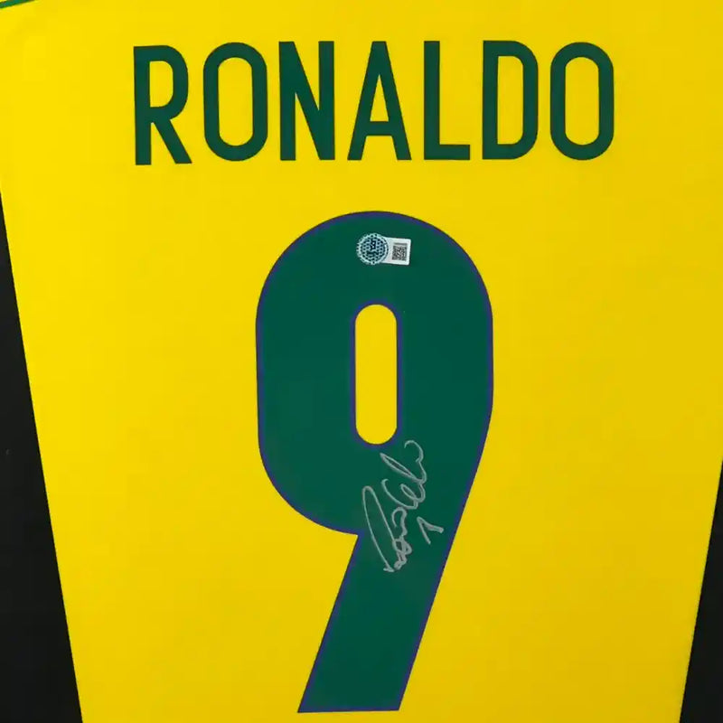 Ronaldo Nazario Signed Brazil FC Jersey
