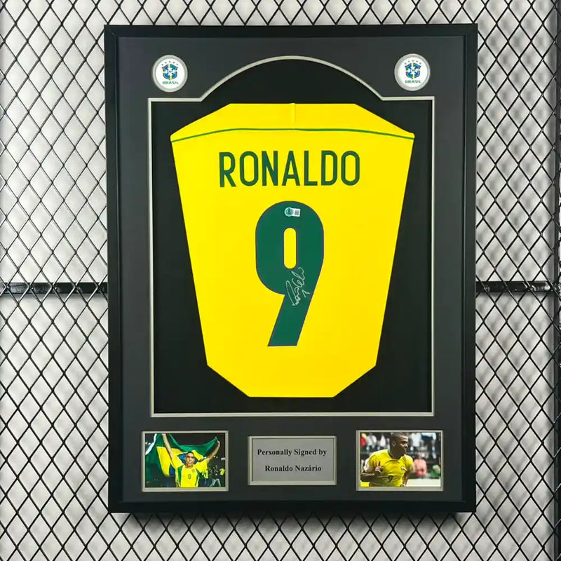 Ronaldo Nazario Signed Brazil FC Jersey