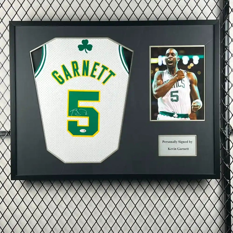 Kevin Garnett Signed Celtics Jersey