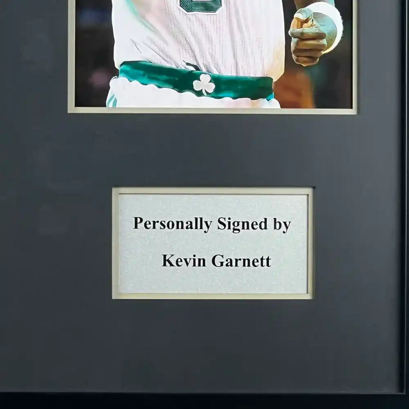 Kevin Garnett Signed Celtics Jersey