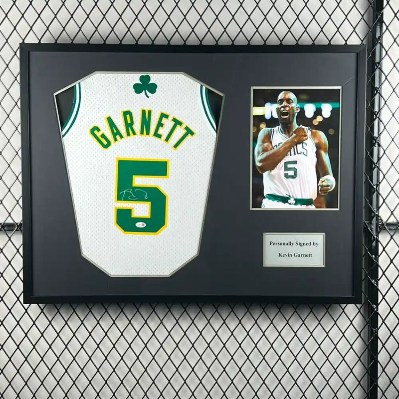 Kevin Garnett Signed Celtics Jersey