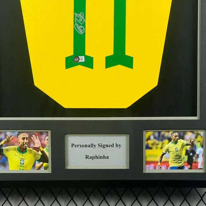 Raphinha Signed Brazil FC Jersey