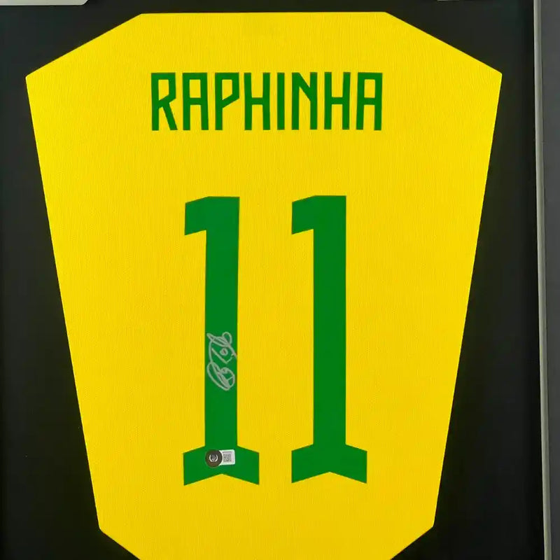 Raphinha Signed Brazil FC Jersey