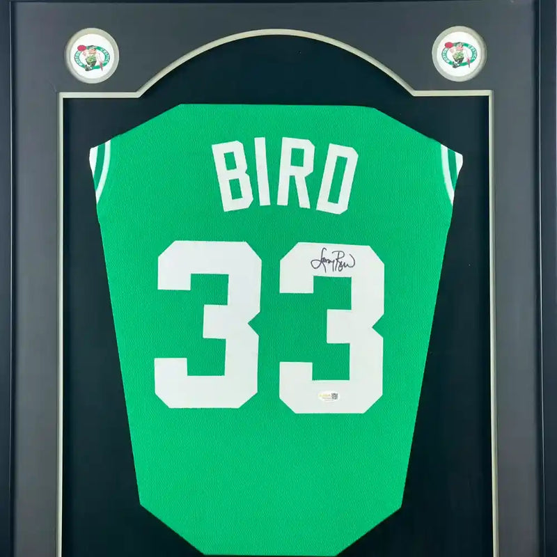 Larry Bird Signed Celtics Jersey