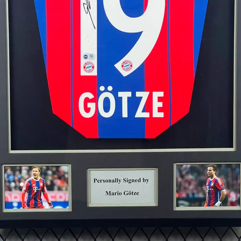 Mario Gotze Signed Bayern Munich FC Jersey