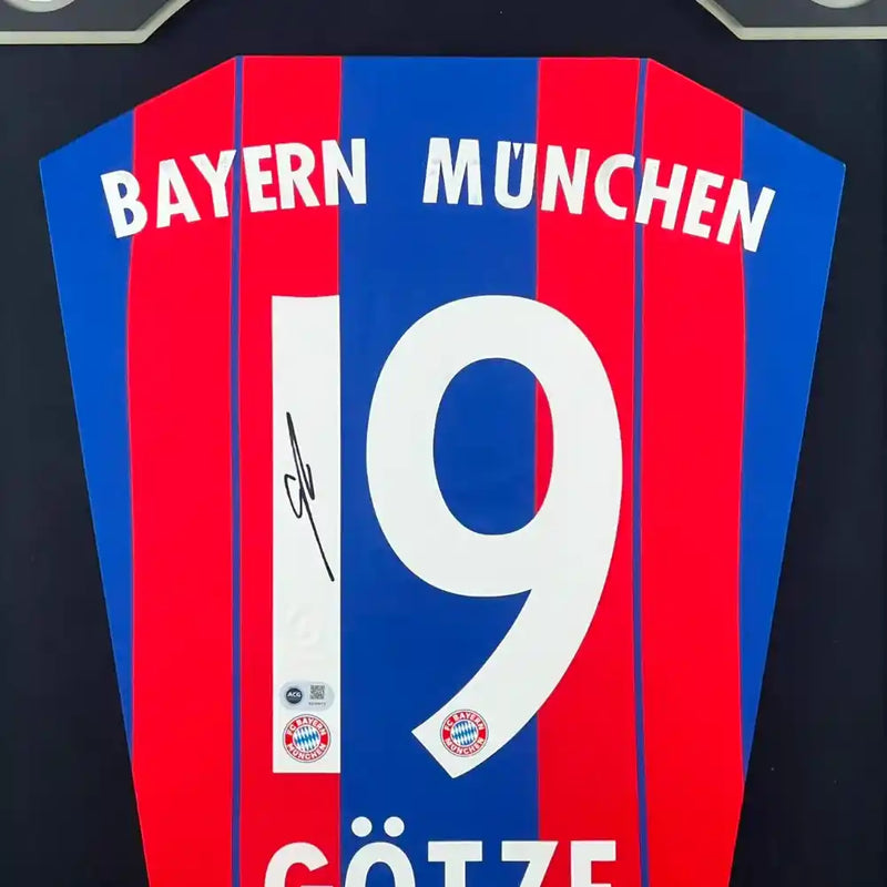 Mario Gotze Signed Bayern Munich FC Jersey