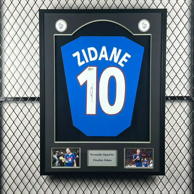 Zinedine Zidane Signed France FC Jersey