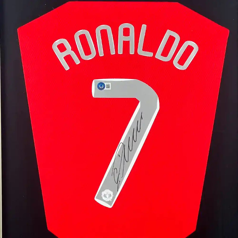 Cristiano Ronaldo Signed Manchester United Jersey
