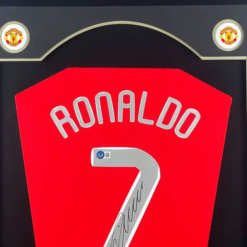 Cristiano Ronaldo Signed Manchester United Jersey
