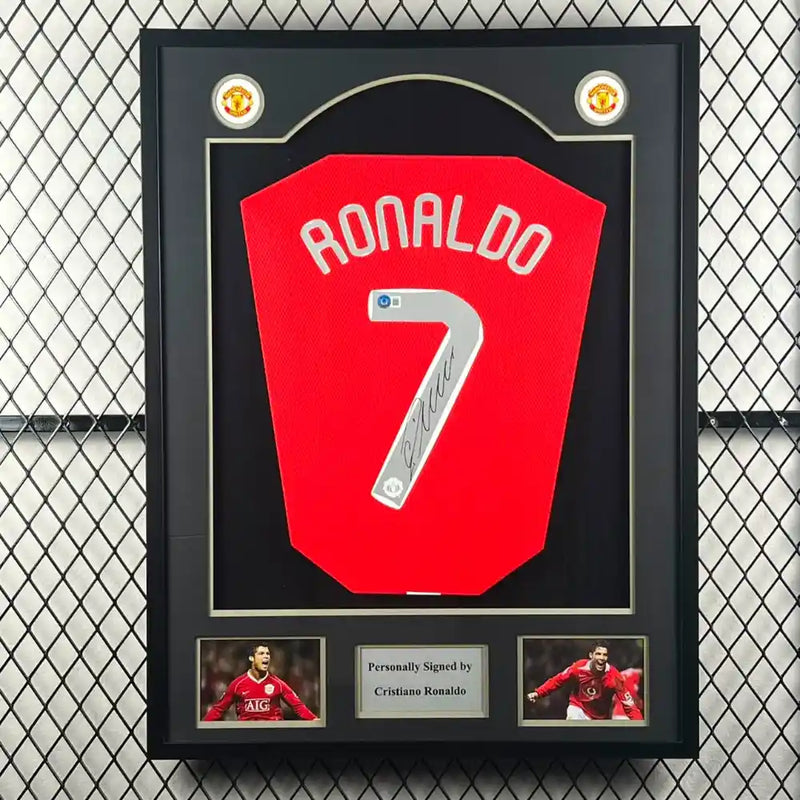 Cristiano Ronaldo Signed Manchester United Jersey