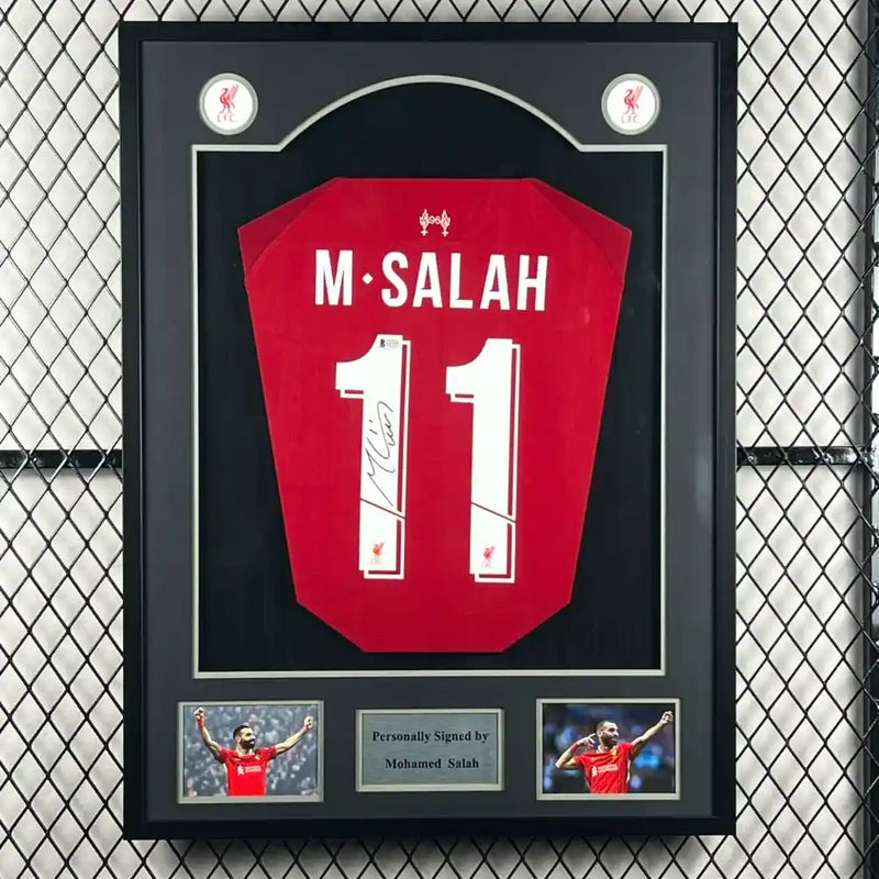 Mohamed Salah Signed Liverpool Jersey