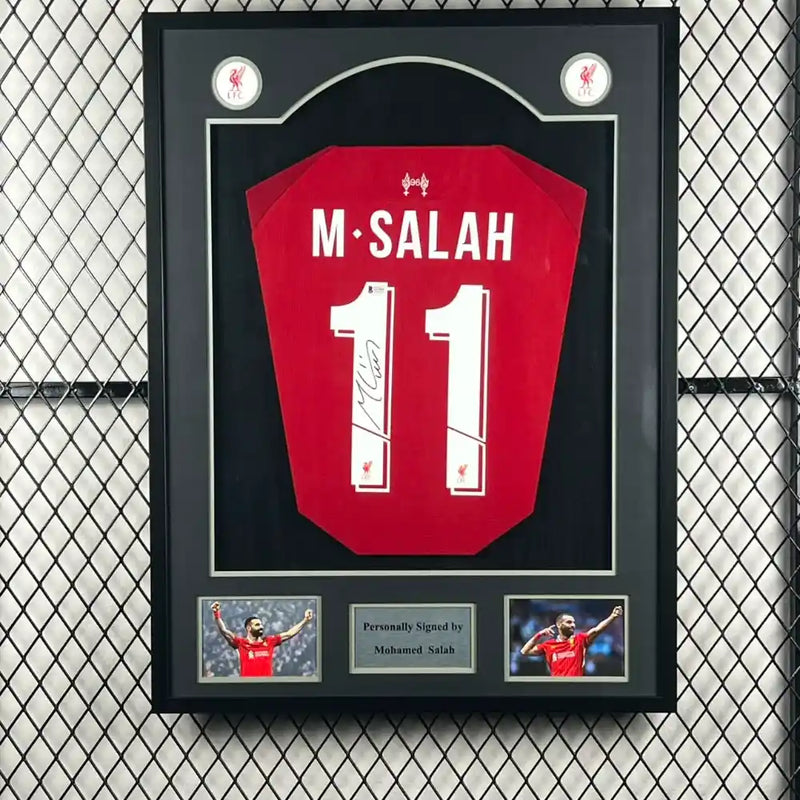 Mohamed Salah Signed Liverpool Jersey