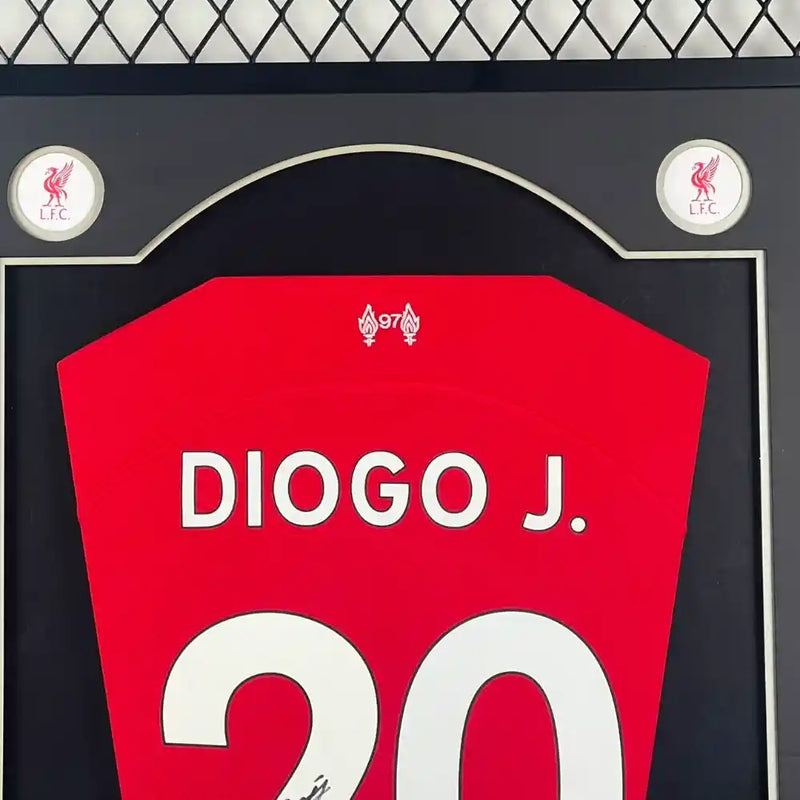 Diogo Jota Signed Liverpool Jersey