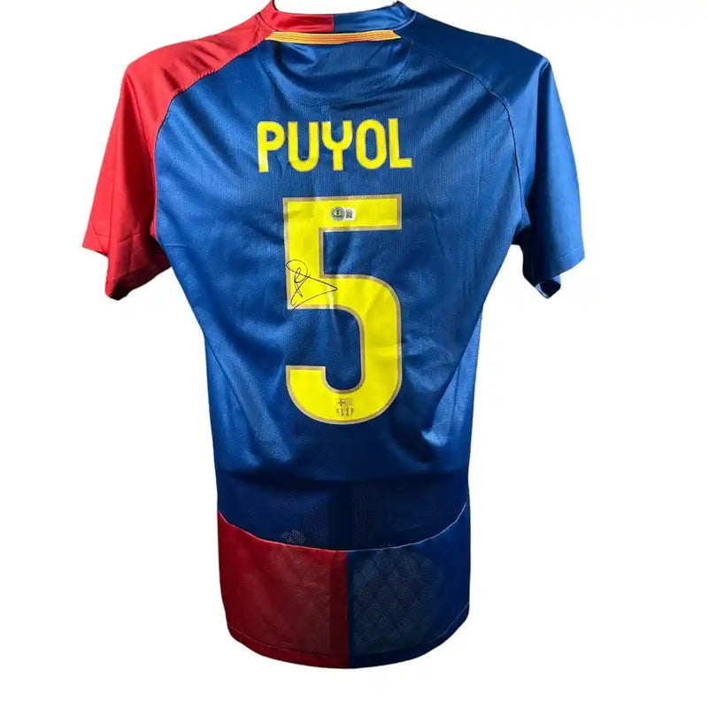 Carles Puyol Signed Barcelona Jersey