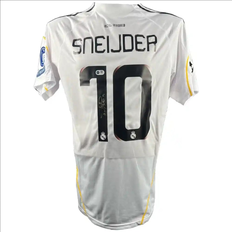 Wesley Sneijder Signed Real Madrid Jersey
