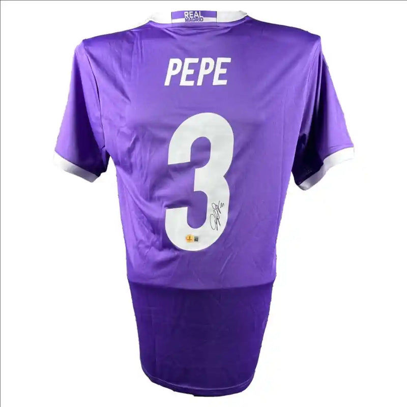Pepe Signed Real Madrid Jersey