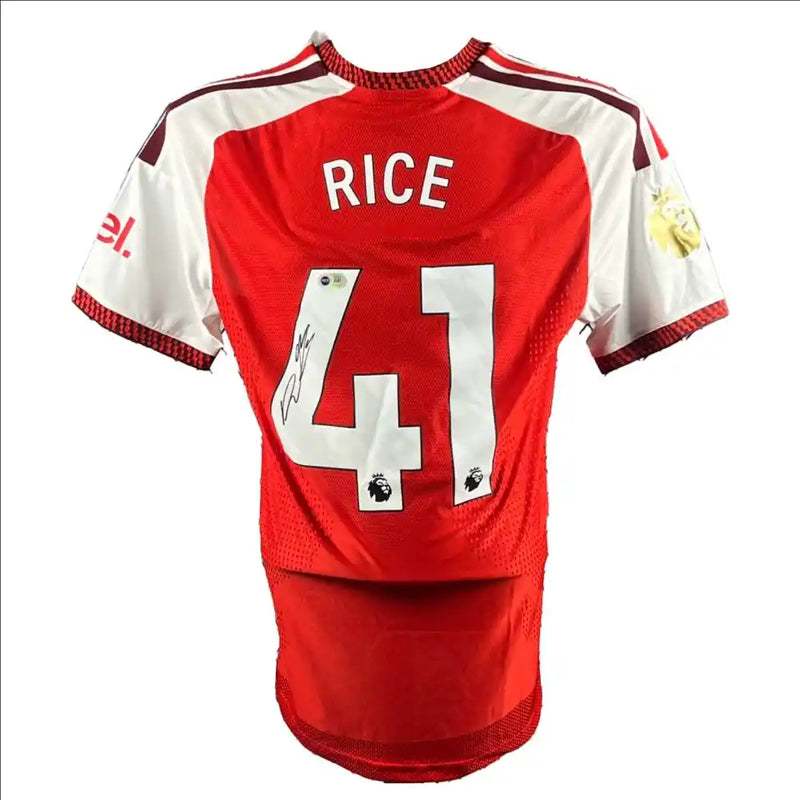 Declan Rice Signed Arsenal Jersey
