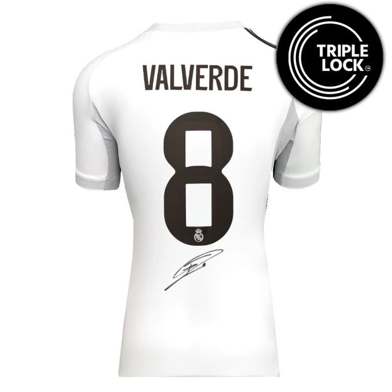 Federico Valverde Signed Real Madrid Jersey