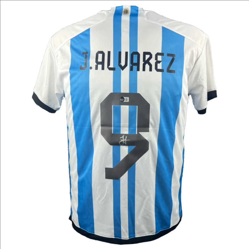 Julián Alvarez Signed Argentina 2022 Jersey