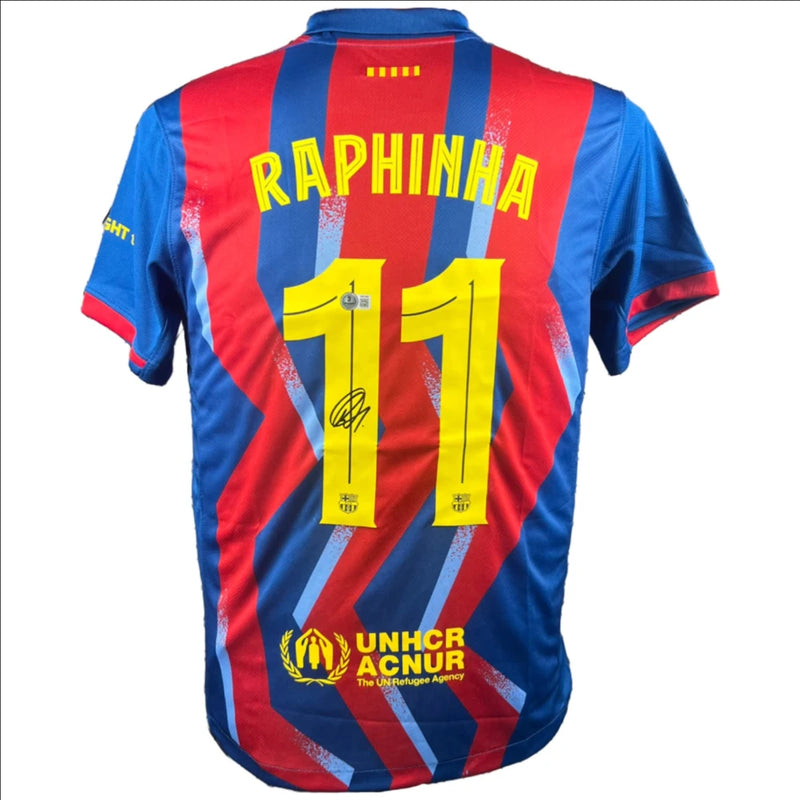Raphinha Signed Barcelona 2025-2026 Jersey