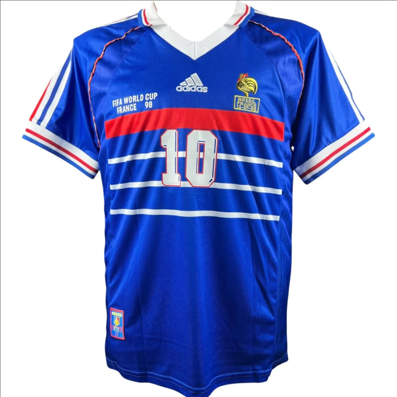 Zinedine Zidane Signed France 1998-1999 Jersey