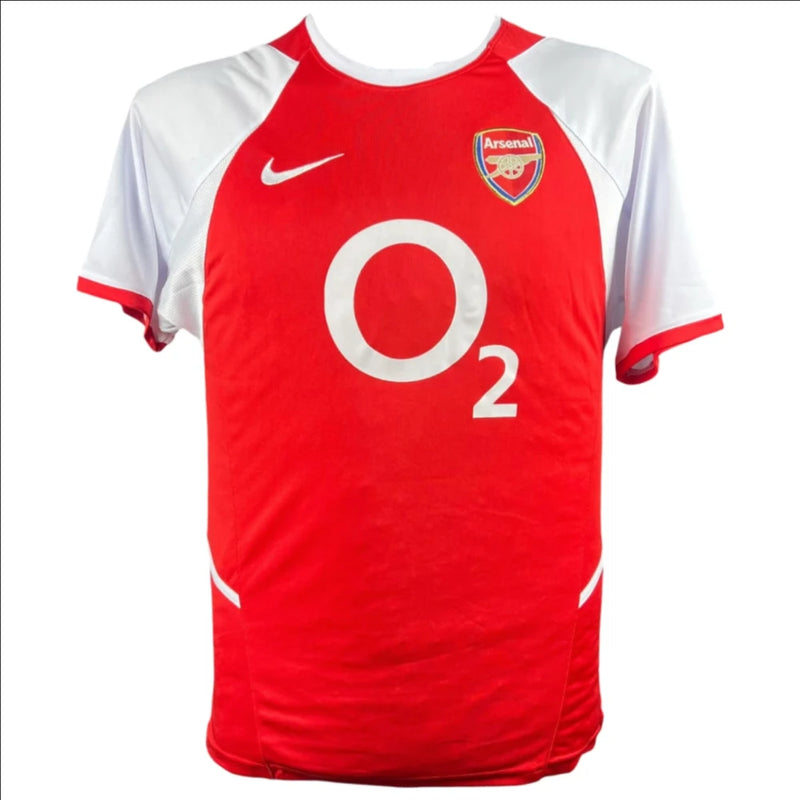 Dennis Bergkamp Signed Arsenal 2002-2004 Jersey