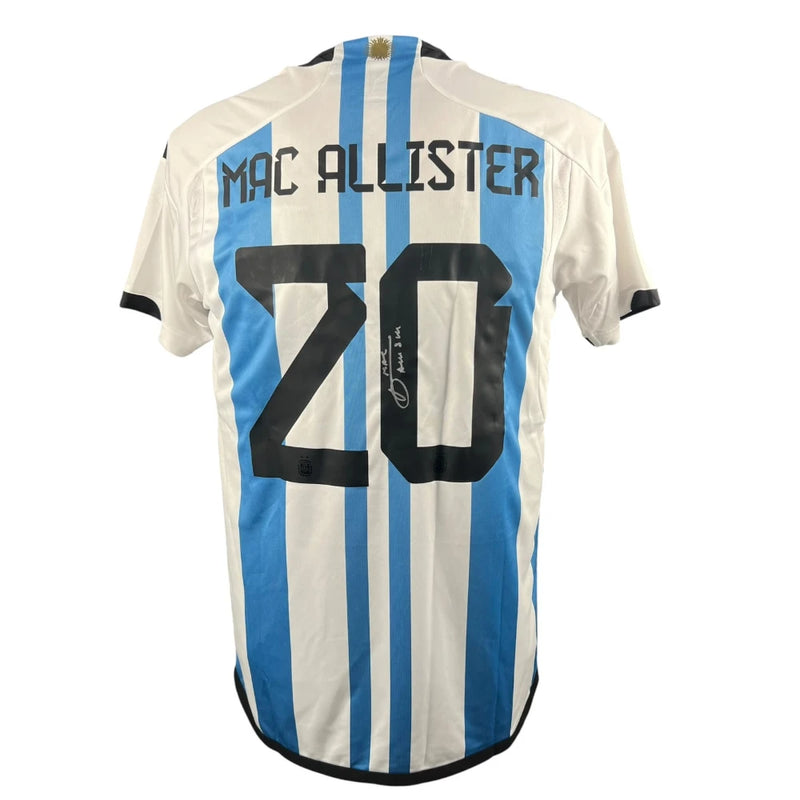 Alexis Mac Allister Signed Argentina 2026 Jersey