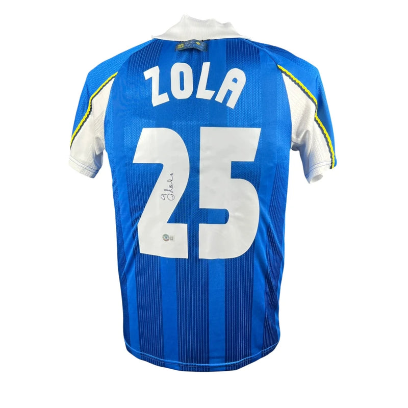 Gianfranco Zola Signed Chelsea 1997-1999 Jersey