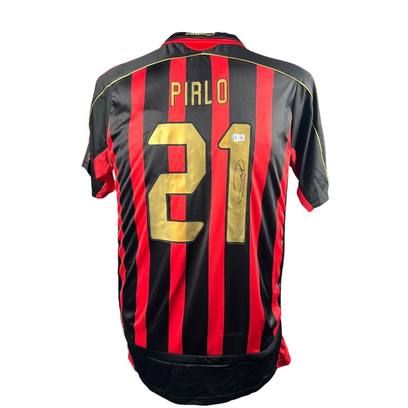 Andrea Pirlo Signed AC Milan 2006-2007 Jersey