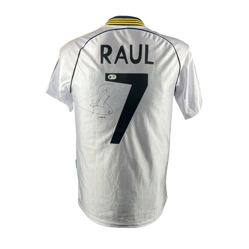 Raul Gonzalez Signed Real Madrid 1998-2000 Jersey