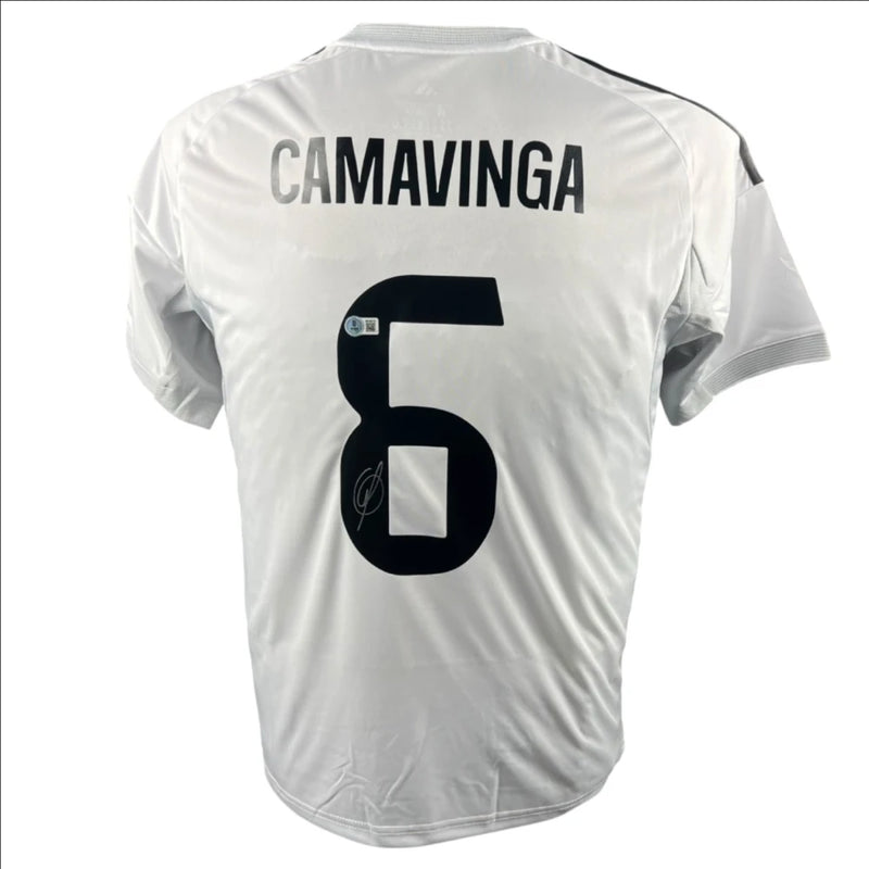Eduardo Camavinga Signed Real Madrid 2024-2025 Jersey