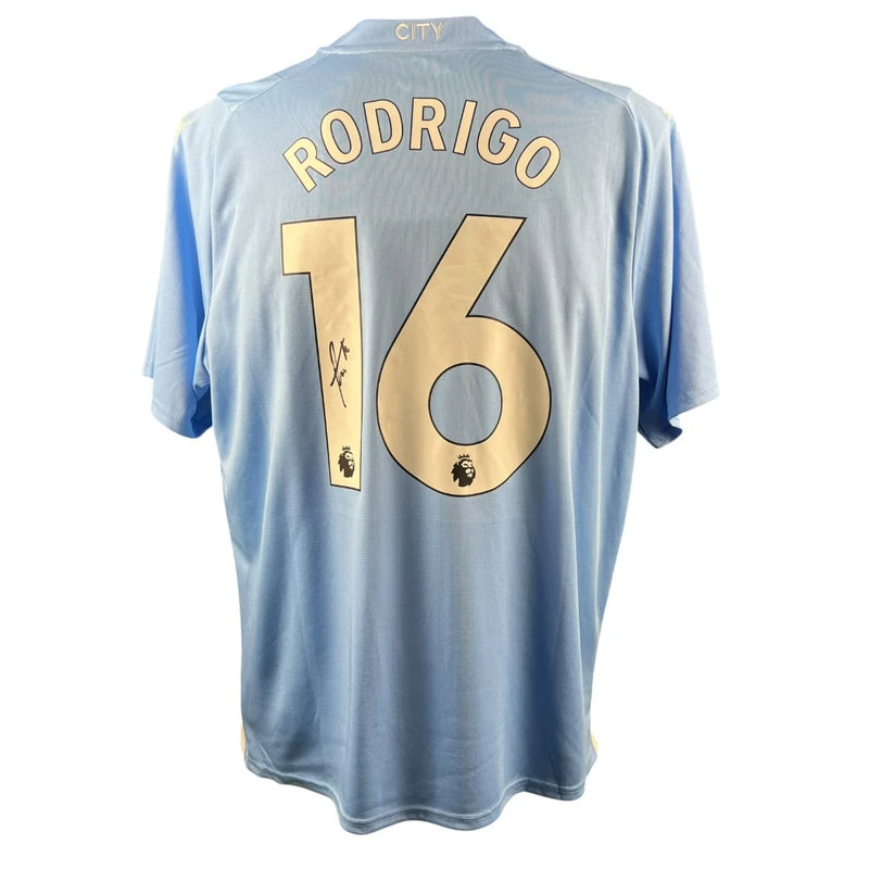 Rodri Signed Manchester City 2023-2024 Jersey