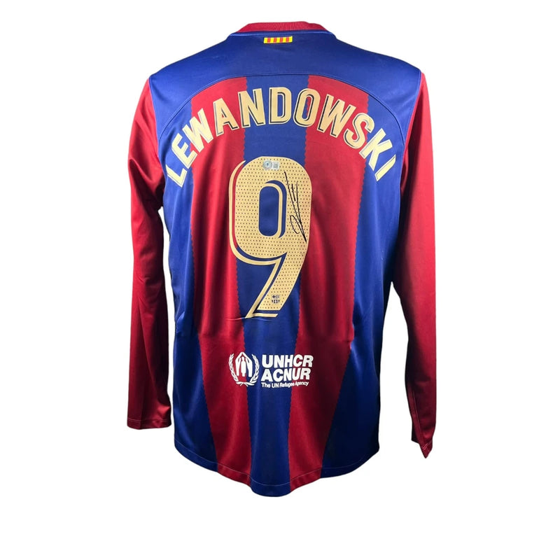 Robert Lewandowski Signed Barcelona 2023-2024 Jersey